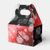 40エレガントth 80th Rubyの結婚記念日 フェイバーボックス (裏面サイド)