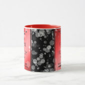 40エレガントth 80th Rubyの結婚記念日 マグカップ (中央)