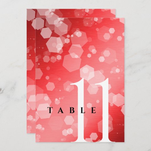 40エレガントth 80th Rubyの結婚記念日 招待状 (正面/裏面)