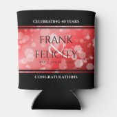 40エレガントth 80th Rubyの結婚記念日 缶クーラー (裏面)