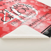 40エレガントth Ruby結婚の記念日 シェルパブランケット (3/4)