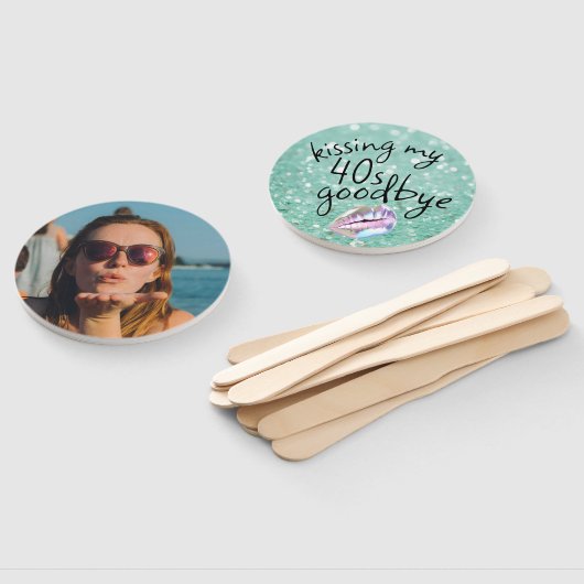 40キスをするsさよならパーソナライズされた ハンドファン (組立なし)