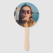 40キスをするsさよならパーソナライズされた ハンドファン (正面)