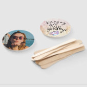 40キスをするsさよならパーソナライズされた ハンドファン (組立なし)