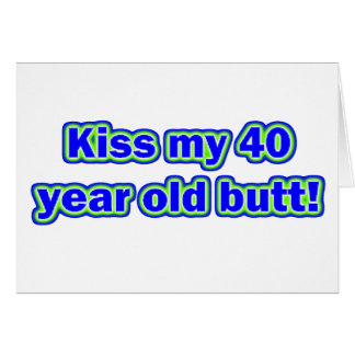 40キス私のお尻!