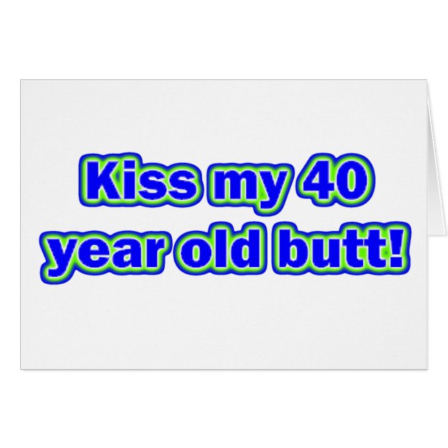 40キス私のお尻! (正面横)