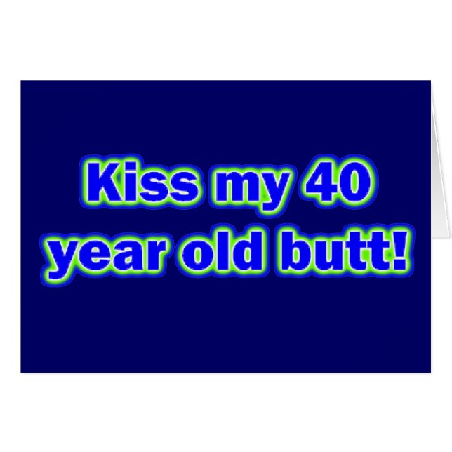 40キス私のお尻! (正面横)