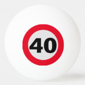 40ジャールゲブルスタグティシュテニスボール 卓球ボール (正面)