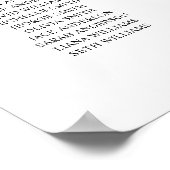 40テーブル大きい座席表を見つける ポスター (角)