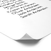 40テーブル大歓迎シーティンググラフプラン ポスター (角)