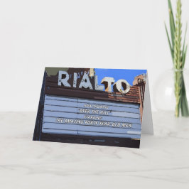 40ハッピーバースデー「オーバーザヒル」シアターカード カード