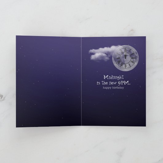 40バースデーナイトスカイカードを回す カード (内部)