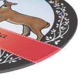 40パーソナライズされた周年記結婚念、Buck & Doe カッティングボード (角)