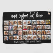 40フォトコラージュ – 4行10列 – スクリプト名 ゴルフタオル (横)