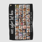 40フォトコラージュ – 4行10列 – スクリプト名 ゴルフタオル (正面)