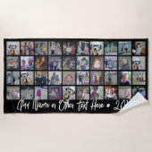 40フォトコラージュ – 4行10列 – スクリプト名 ビーチタオル (正面)