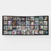 40フォトコラージュ – 4行10列 – 白文字 横断幕 (横)