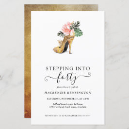 40フローラ金ゴールドヒール誕生日への予算