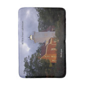 40マイルポイントライトハウスアットダスク浴場 バスマット (正面縦)