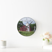 40マイルポイントライトハウスクロック ラウンド壁時計 (ホーム)