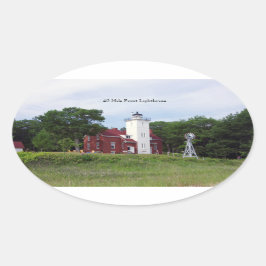 40マイルポイントライトハウスシール 楕円形シール