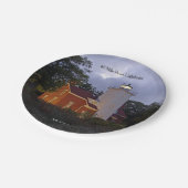 40マイルポイントライトハウスダスク紙プレート ペーパープレート (アングル)