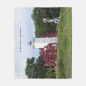 40マイルポイントライトハウスブランケット フリースブランケット (正面)