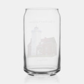 40マイルポイント灯台のガラス ガラス缶 (裏面)