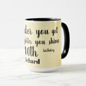 40ユーモアのある歳の誕生日おめでとう マグカップ (正面右)