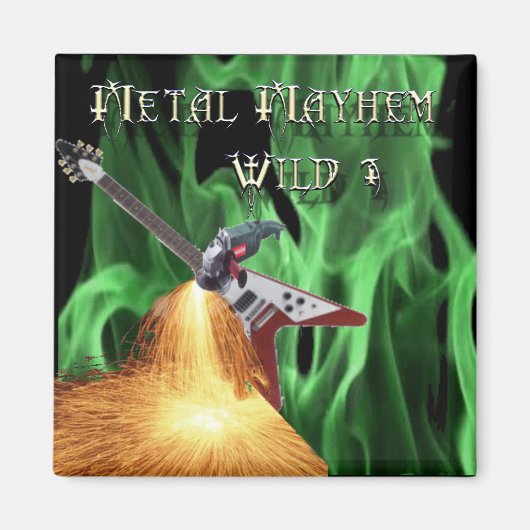 40ロックメタルメイヘムショーマグネット マグネット (正面)