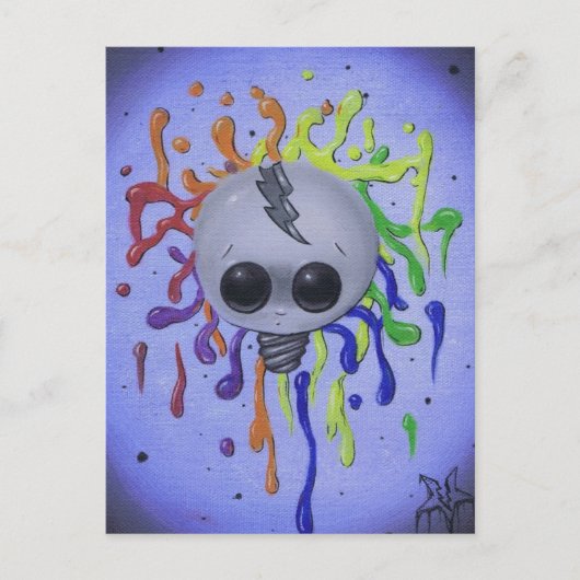 40ワット未満のはがき ポストカード (正面)