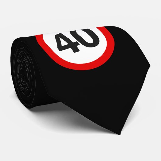 40交通標識 ネクタイ (ロール)