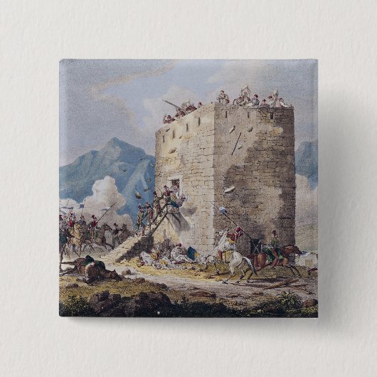 40人のギリシャの反逆者の抵抗 缶バッジ (正面)