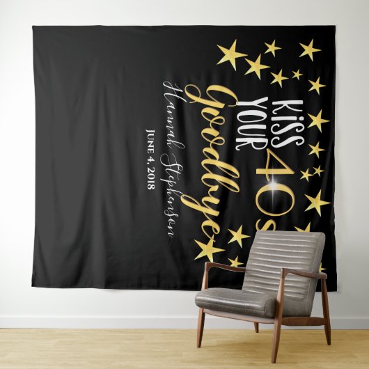 40代にさよなら フォトプロップ 仮想パーティ タペストリー (インサイチュ(横))