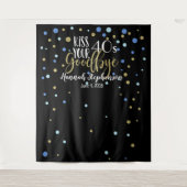 40代に別れを告げる 50歳の誕生日パーティーの写真 タペストリー (正面)