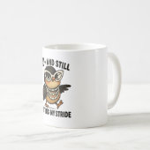 40以上、まだ私の歩幅ハミングバードマグを打つ コーヒーマグカップ (正面右)