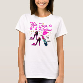 40位パーティーDIVA Tシャツ
