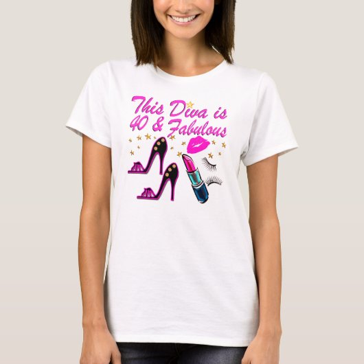 40位パーティーDIVA Tシャツ (正面)