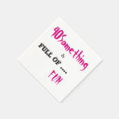 40何かお祝いパーティー紙ナプキンス スタンダードカクテルナプキン (角)