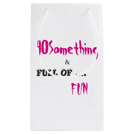 40何かの誕生日抱き枕 スモールペーパーバッグ (裏面)