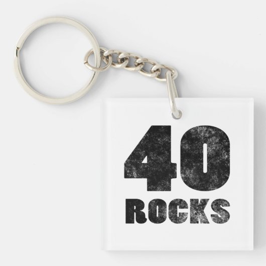 40個の岩石 キーホルダー (正面)