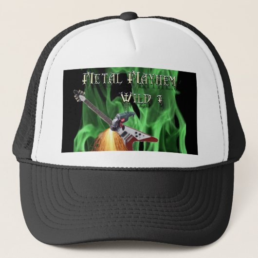 40個の石の金属の身体傷害ショーの帽子 キャップ (正面)