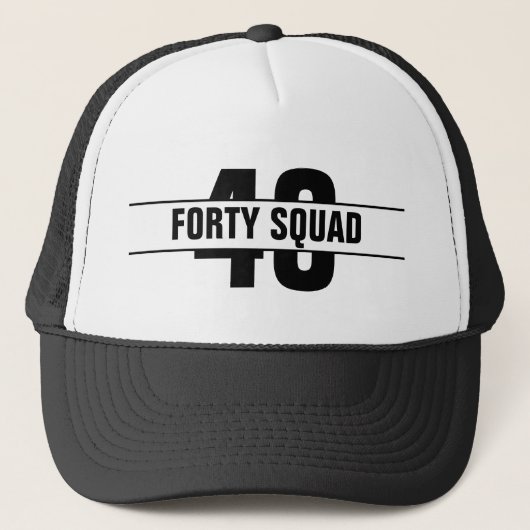 40分隊40歳の誕生日パーティー キャップ (正面)