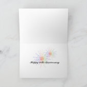 40周年を祝う カード (内部)