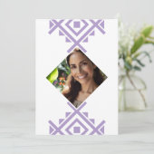 40周年アステカ風カスタム写真招待状 招待状 (スタンド正面)