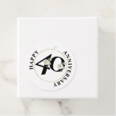 40周年エレガントメッセージカード フェイバータグ (インサイチュ)