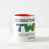 40周年コーヒーマグ ツートーンマグカップ (正面左)