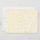 40周年サプライズ フォト - ホワイトゴールド 招待状 (裏面)