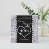 40周年パーティの招待状 招待状 (スタンド正面)