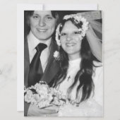 40周年ルビー結婚記念日メニューカード 招待状 (裏面)